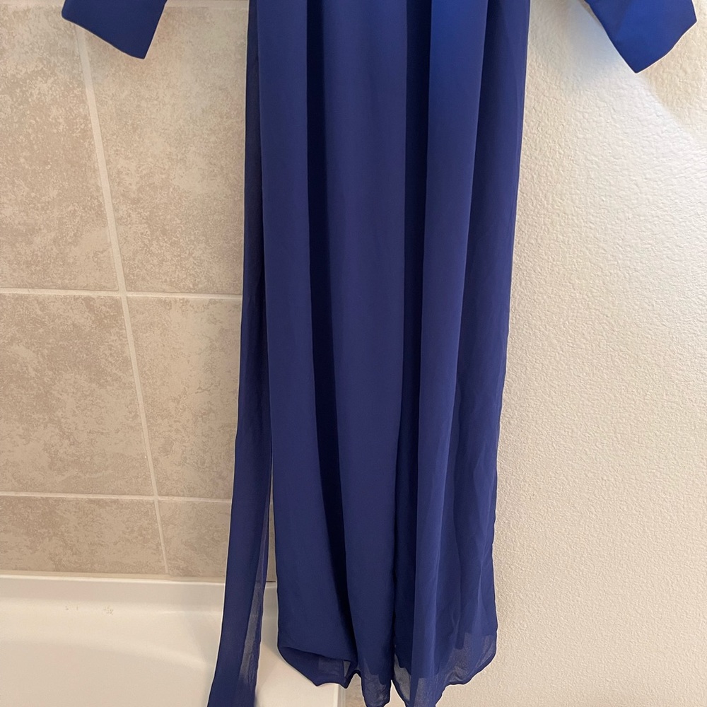 Fashion Nova Chiffon Jumpsuit - Picture 6 of 8